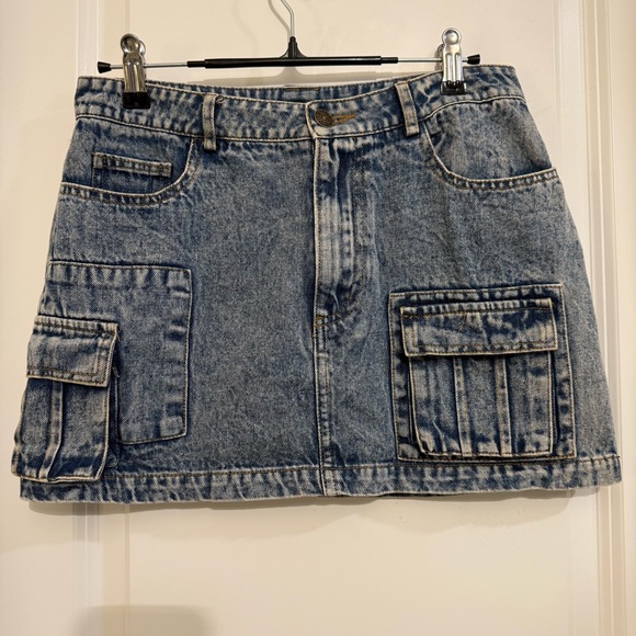 Sofie The Label Dresses & Skirts - Sofie the Label mini cargo Casual Blue Denim Jean Mini Skirt estimated size 4